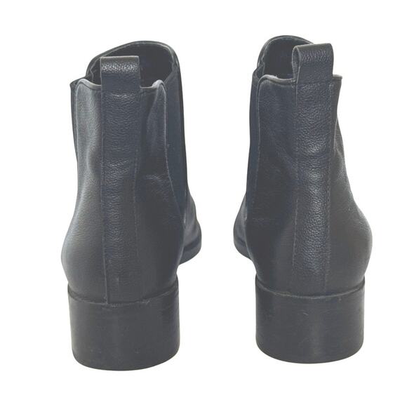 Cole HAAN Women’s Landsman Black Leather Ankle Bootie Side Gored Size 9.5 M - Picture 4 of 9